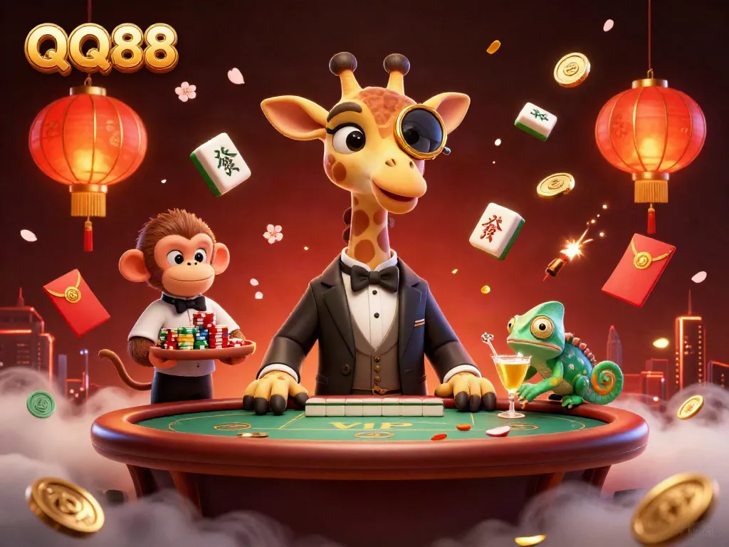 Engage in thrilling QQ88 casino adventures with vibrant characters and dynamic gameplay elements