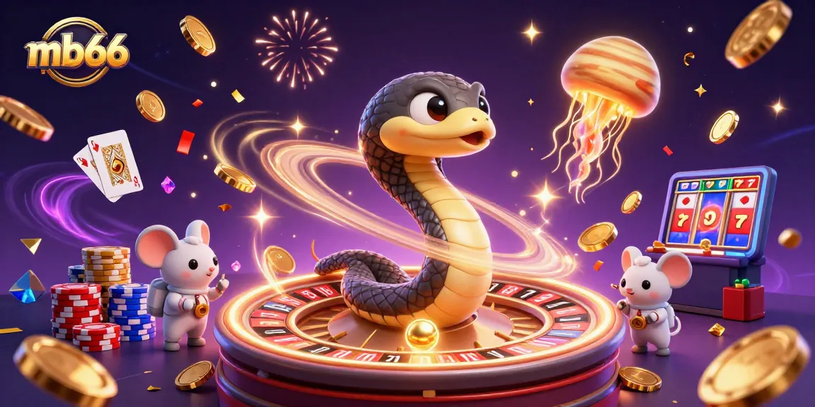 Experience thrilling action with mb66 as cartoon characters engage in a cosmic roulette scene.