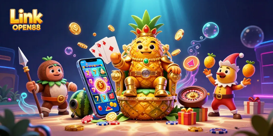 Spin and win with Link OPEN88 as the vibrant casino scene showcases exciting gaming elements.